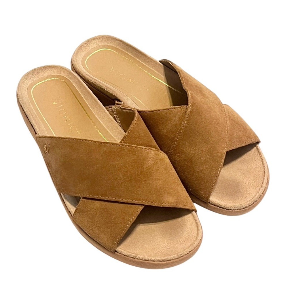 Vionic Hayden Suede Platform Slides - image 4